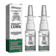 (2PCS) 1-3 unidades de spray desintoxicante pulmonar para fumadores, antirronquidos y alivio nasal
