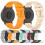 (Black) Garmin Vivoactive 5 20mm Silicone Quick Release Watch Band 5