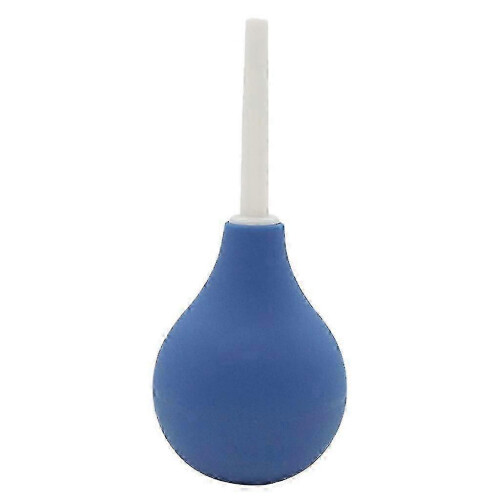 (Blue, 160ml) Pompa per clistere in gomma nera da 90 ml per uomo e donna