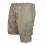 (Khaki, M) Short cargo pour homme à taille élastique avec cordon de serrage et poches multiples 1