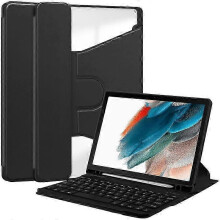 (Black) Funda con teclado Bluetooth para tablet Samsung Tab A8 10.5 X200 X205