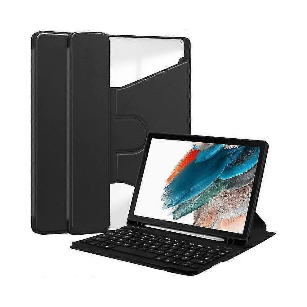 (Black) Bluetooth Keyboard Case For Samsung Tab A8 10.5 X200 X205 Tablet Black 5941651201956