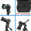 Video Camera Head Hydraulic Professional Damping Quick Release Plate Overhead Shooting Horizontal Vertical Tripod Head 4