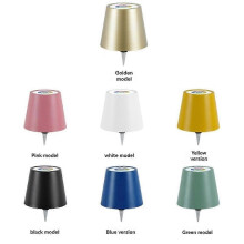 (Yellow) Lámpara LED RGB recargable para botella con atenuación continua - Luz inalámbrica para decoración del hogar
