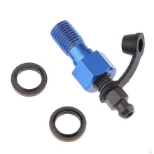 (blue) 10mm 1.25mm Banjo Bleed Screw for 25-26s Cylinder Brake Caliper