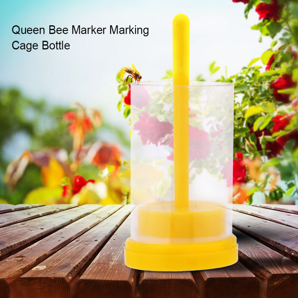 Queen Bee Marking Cage Bottle - Lightweight Beekeeping Tool, 31*31*83Mm 8201393059916