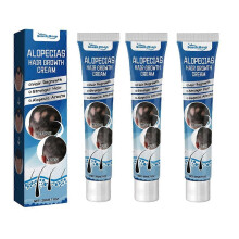 (3pcs) Crema extrafuerte para el crecimiento del cabello en casos de alopecia, para hombres y mujeres, tratamiento anticaída.