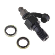 (black) 10mm 1.25mm Banjo Bleed Screw for 25-26s Cylinder Brake Caliper