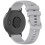 (Grey) Garmin Vivoactive 5 20mm Silicone Quick Release Watch Band 3