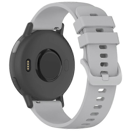 (Grey) Garmin Vivoactive 5 20mm Silicone Quick Release Watch Band 2