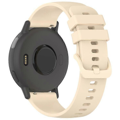 (LightYellow) Garmin Vivoactive 5 20mm Silicone Quick Release Watch Band 2