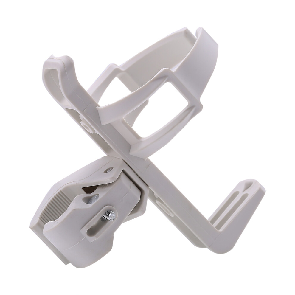 Outdoor Bike Water Bottle Cage Mount For Mountain & Folding Bikes, White 8031393059957