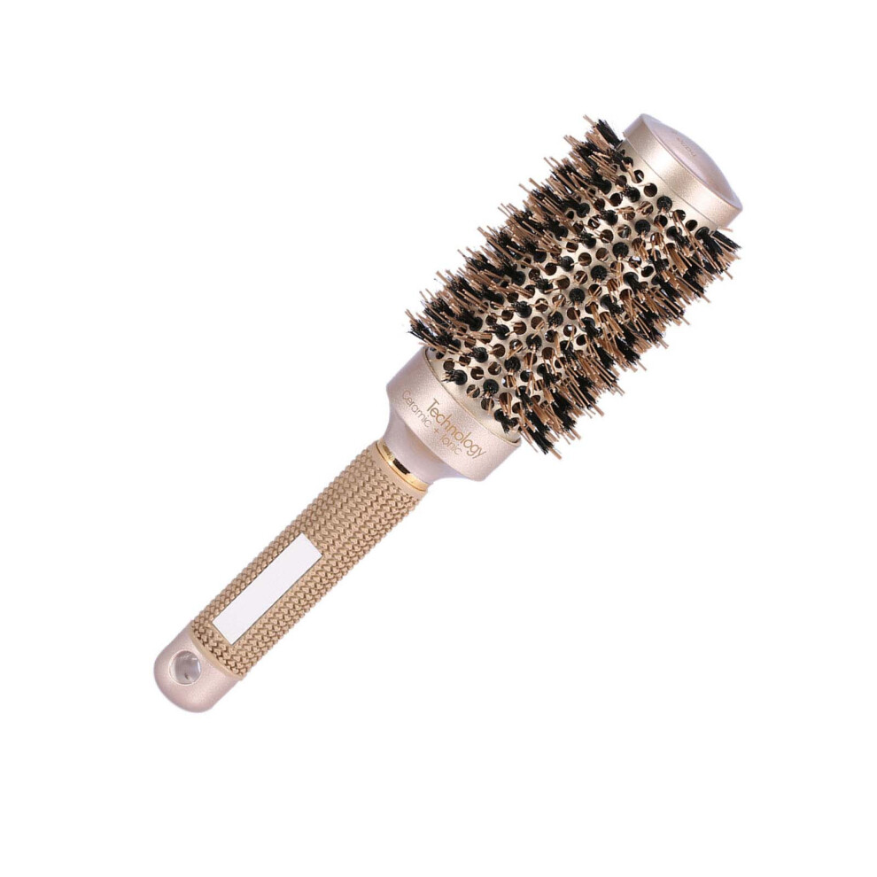 Unisex Salon Ceramic Curling Brush 45Mm | Reduces Frizz & Adds Shine
