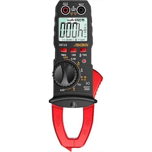 ANENG ST180 Digital Clamp Meter 4000 Counts AC Current Ammeter Multimeter Voltage Tester Car Amp Capacitance Ohm Tools 2
