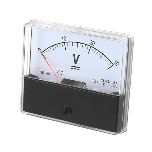 DH-670 Genauigkeit DC 30V Analogpaneel-Voltmeter 2
