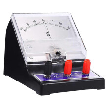 Analoog amperemeter, wijzertype, elektrische stroom, amperemeter, gevoelige amperemeter, microampèremeter, galvanometer