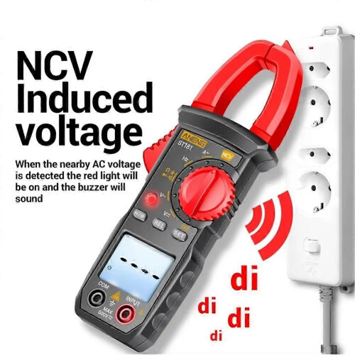 ANENG Smart Digital Clamp Multimeter ST181 AC Current Voltage Continuity Tester Clamp Meter Ammeter NCV Ohm Test Tools 1