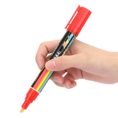 High Quality Plastic Bee Queen Marker Pen, 8 Colors, 13.5cm 2