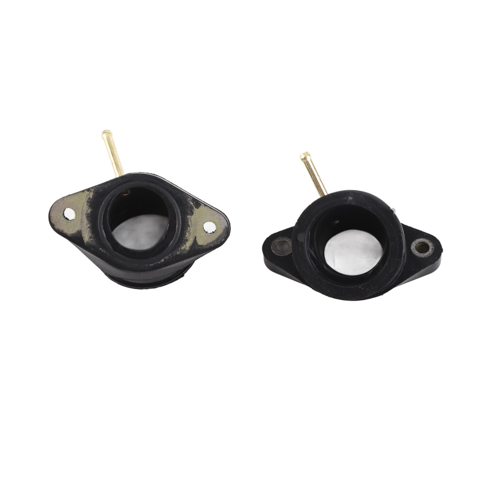 2 Motorcycle Carb Intake Adapters For Xv400 Xv500 Xv535 Black 4041392955307