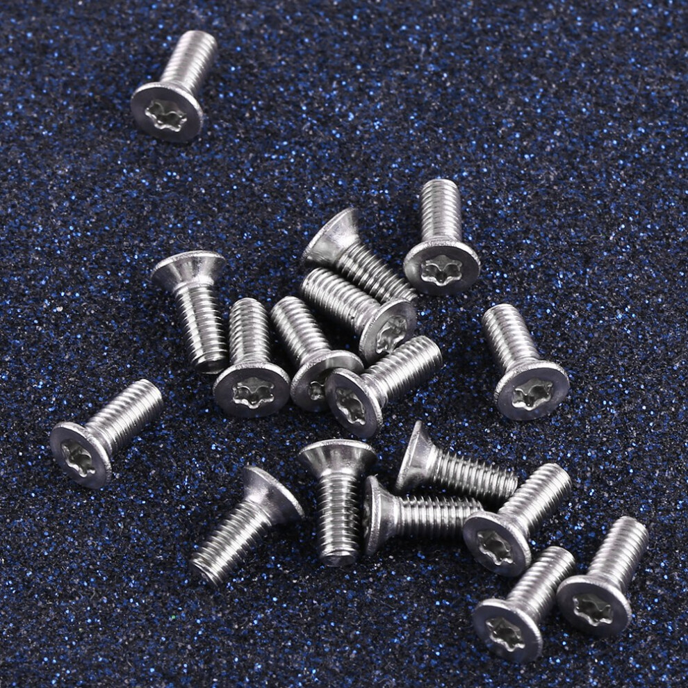 M3 Star Screws Flat Head 304 Steel