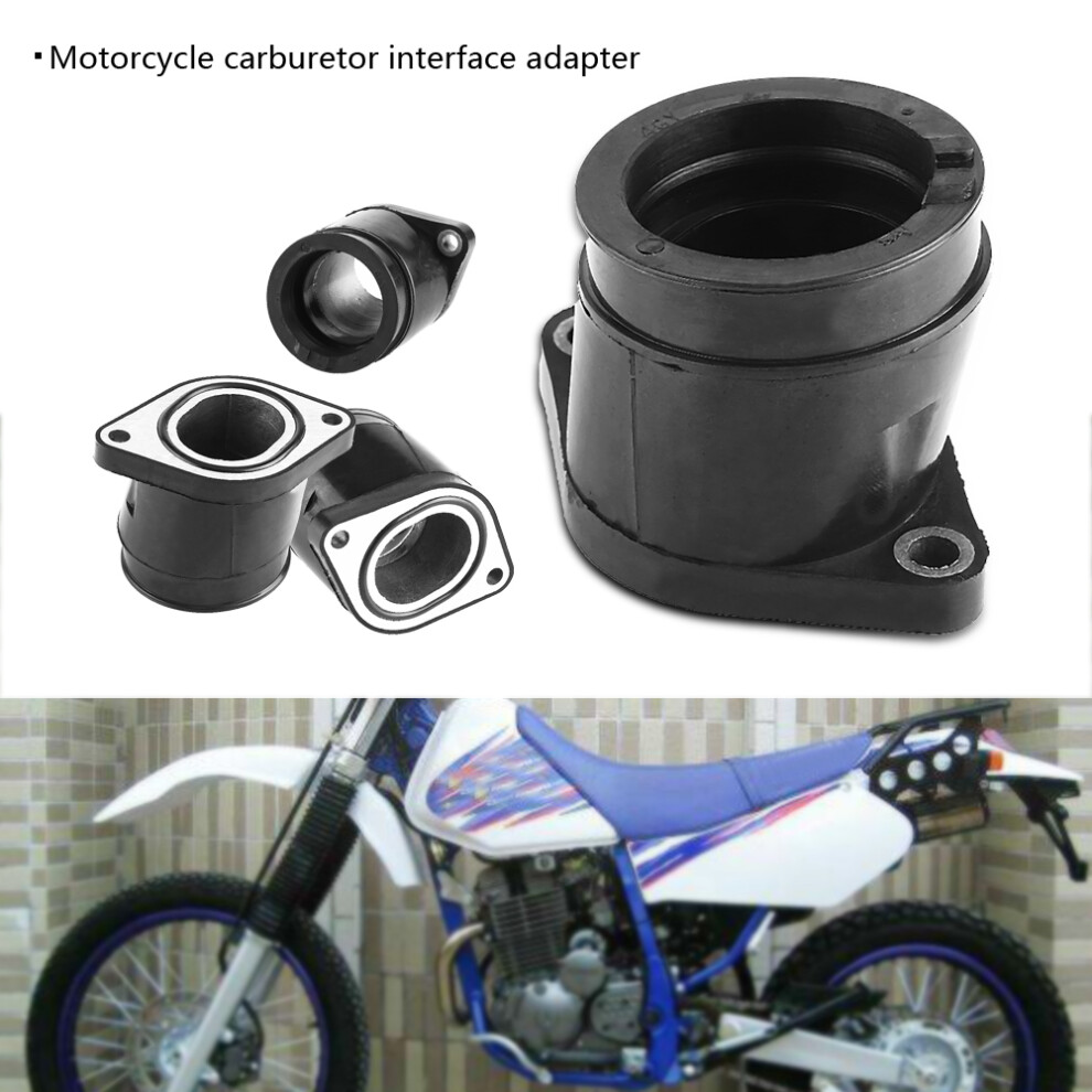 Motorbike Carb Intake Adapter For Yamaha Ttr250 4Gy Black 4971392955369
