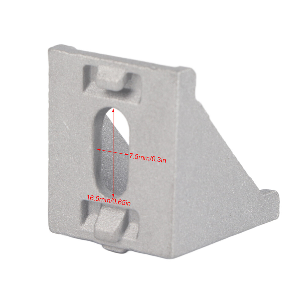 Aluminium L Shape Corner Bracket 10 Pieces