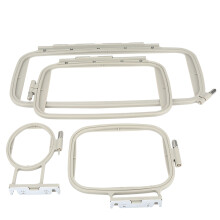 4pcs Embroidery Hoop Set for Brother PE-700II PE-770 PE-780D, 25x60mm to 130x300mm