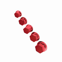 30 Pcs Motorcycle Bolt Nut Cover Set, 8-20mm, 7 Colors