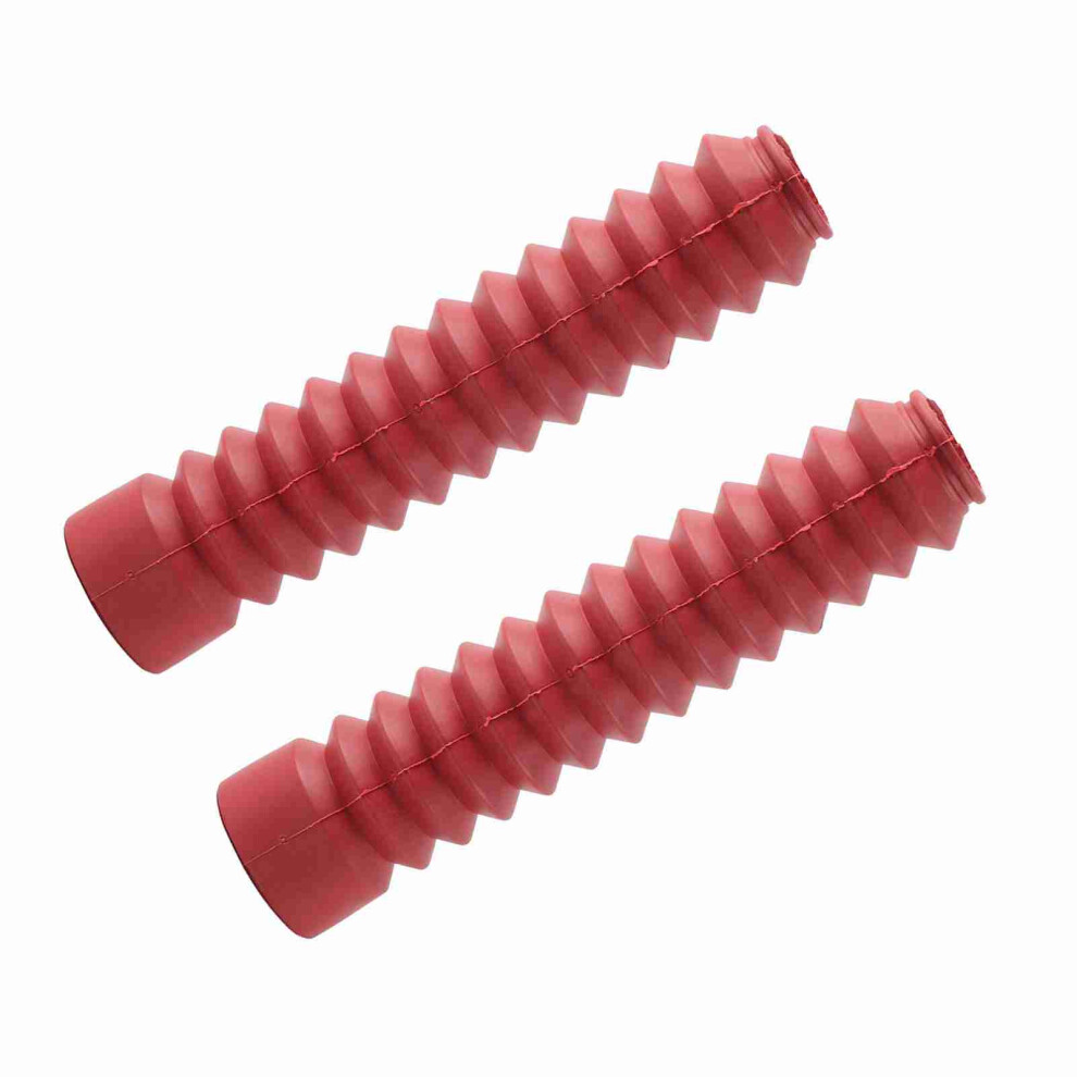 Motorcycle Fork Gaiters 210.5X42mm Gators Boots Dust Cover Shock Damping Rubber 3331392956727