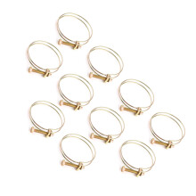 Double Wire Water Hose Worm Gear Clamp Pipe Clip Hoop Plumbing (52mm-57mm)