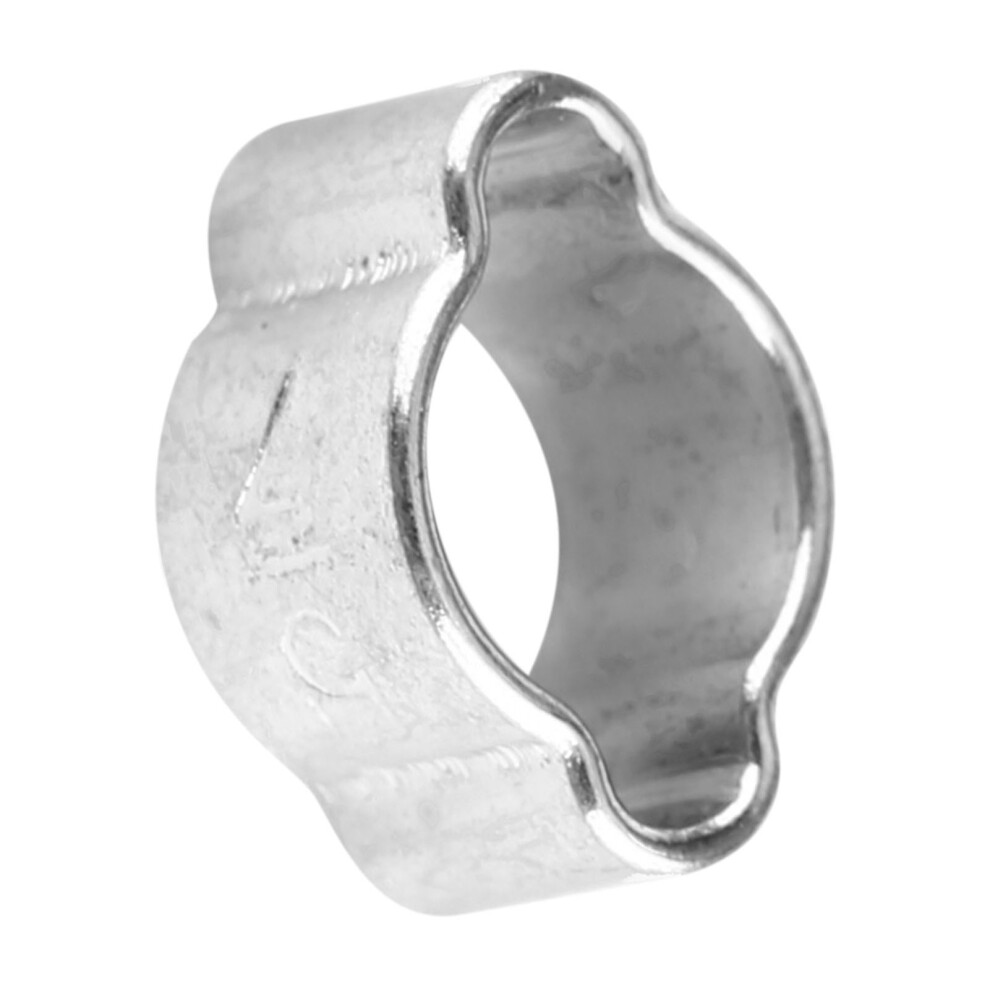 10Pcs Zinc Plated Iron Galvanized Two Ear Hose Clamp 5?23Mm For Fule Petrol 9441393062267