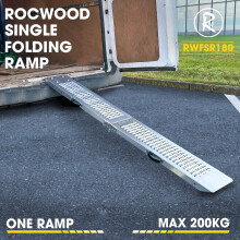 1 x Folding Loading Ramp Steel 200KG 1.8 Metre Trailer Motorbike Motorcycle
