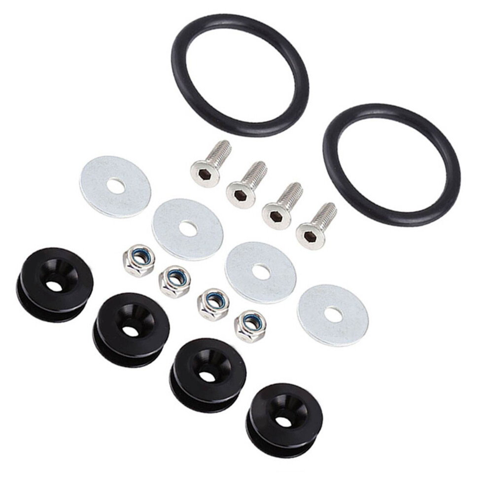 Aluminium Alloy Bumper Washers Set, 4Pcs, Multi Colors, 2.5X0.8x1cm 7891392957644