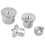 Solid Wood Dowel Center Marker 6mm 8mm 10mm 13mm Tenon Alignment Tool 6