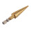 High Speed Steel Titanium Coated Step Drill Bit 3-13mm Hex Shank 4