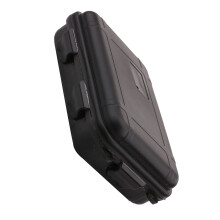 Outdoor Waterproof Shockproof Storage Box - Black, 17x4.5x11cm