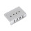 Cigarbox Electric Guitar & Bass 4-String Fixed Bridge Replacement Silver Colour 2