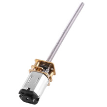 6V Gear Motor with Extended M3*55mm Screw Shaft 30RPM Heavy-duty Plastic Gears