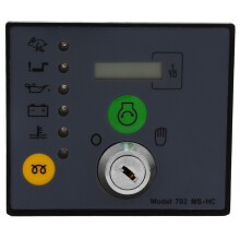 Generator Controller Board 702 MS-HC Manual Start with Keys Durable Metal Panel