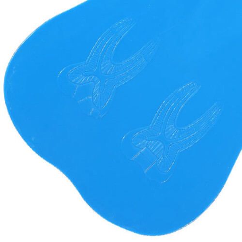 Blue Handheld Mirror Compact Plastic Handle 25cm Beauty Tool 2