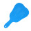 Blue Handheld Mirror Compact Plastic Handle 25cm Beauty Tool 8