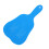 Blue Handheld Mirror Compact Plastic Handle 25cm Beauty Tool 9