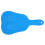 Blue Handheld Mirror Compact Plastic Handle 25cm Beauty Tool 10