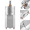 Compact 12V 20mm High Torque DC Gear Box Motor 200RPM Replacement for Projects 3