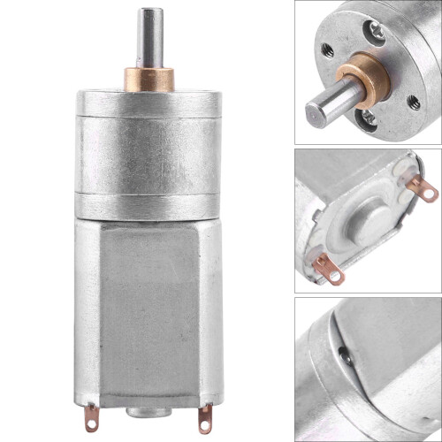 Compact 12V 20mm High Torque DC Gear Box Motor 200RPM Replacement for Projects 2