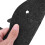 Dolphin Shape Dark Gray Anti-Static Felt Mouse Pad 20x24cm 3