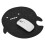 Dolphin Shape Dark Gray Anti-Static Felt Mouse Pad 20x24cm 5