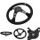Auto Racing Lenkrad 35cm Rot mit 反绒 Bezug 5