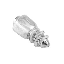 100 Pcs 9mm Anti Slip Tire Studs for Car, Motorcycle, Truck, Silver