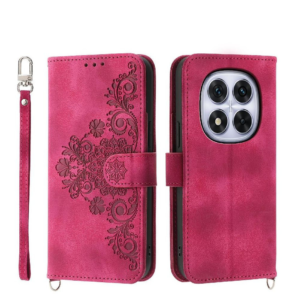 Case For Xiaomi Redmi Note 15 Pro 4G Shockproof Multiple Credit Card Slots Embossed Wristband 764563334759